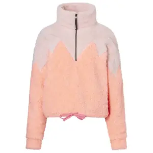 Rehall Lauren-r Fleece Met Halve Rits Roze