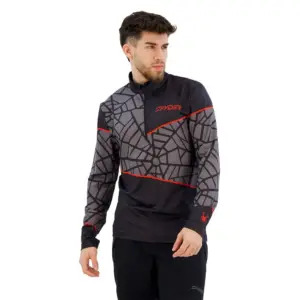 Spyder Vital Half Rits Trui Zwart
