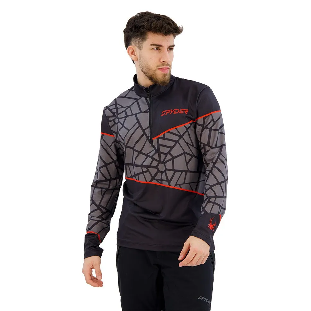 Spyder Vital Half Rits Trui Zwart