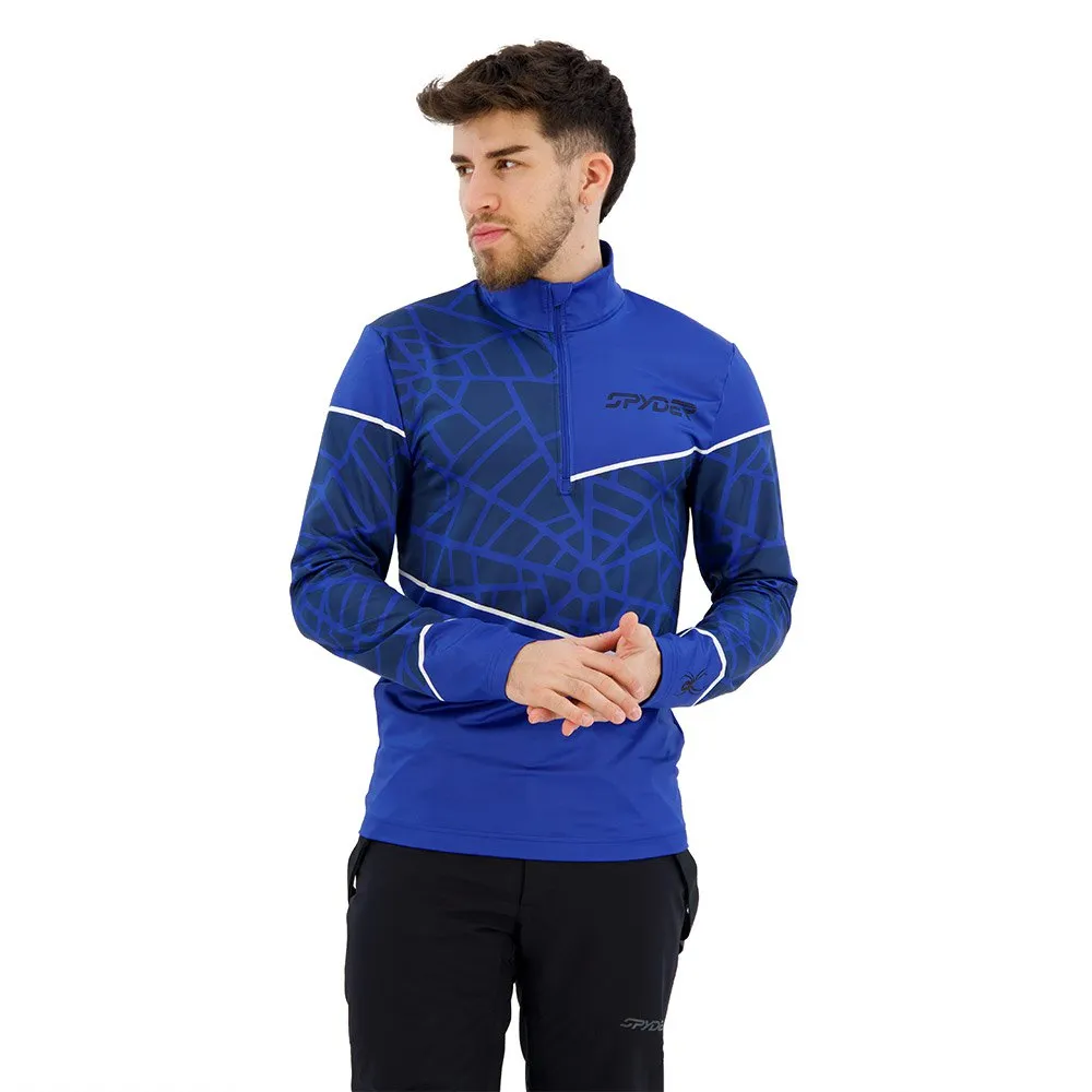 Spyder Vital Half Rits Trui Blauw