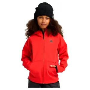 Burton Crown Weatherproof Fleece Met Volledige Rits Flame Scarlet