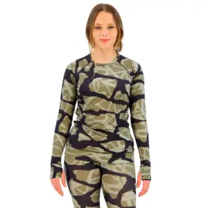 Burton Lightweight X Crew Lange Mouwen Basislaag Graffiti Camo