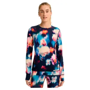 Burton Midweight Crew Lange Mouwen Basislaag Floral Blur