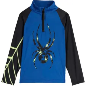 Spyder Bug Sweatshirt Met Halve Rits Blauw