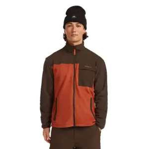O´neill Fwc Peak Hyper Fleece Met Volledige Rits Coffee Bean Colour Block