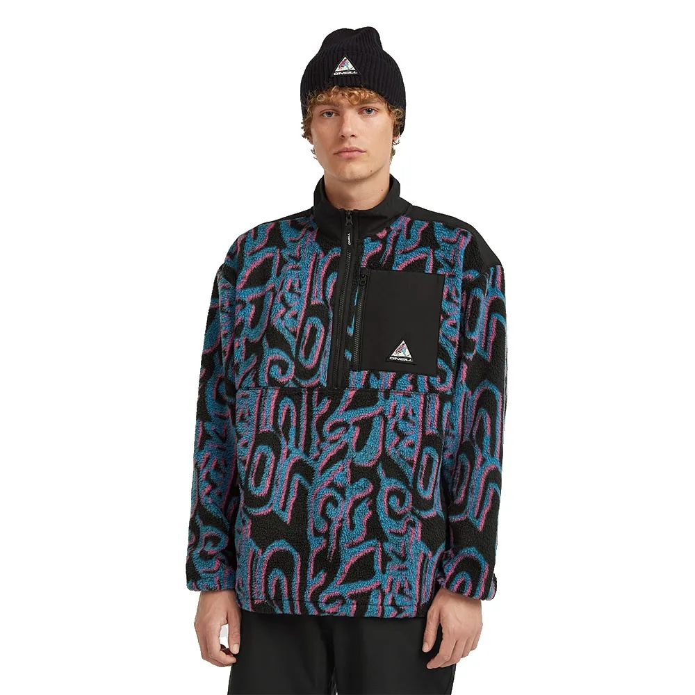O´neill Fwc Play Hyper Fleece Met Halve Rits Roze