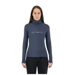 Karpos Coppolo Merino Highneck T-shirt Met Lange Mouwen Blauw