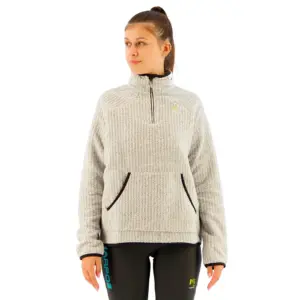 Karpos Rocchetta Fleece Met Halve Rits Wit
