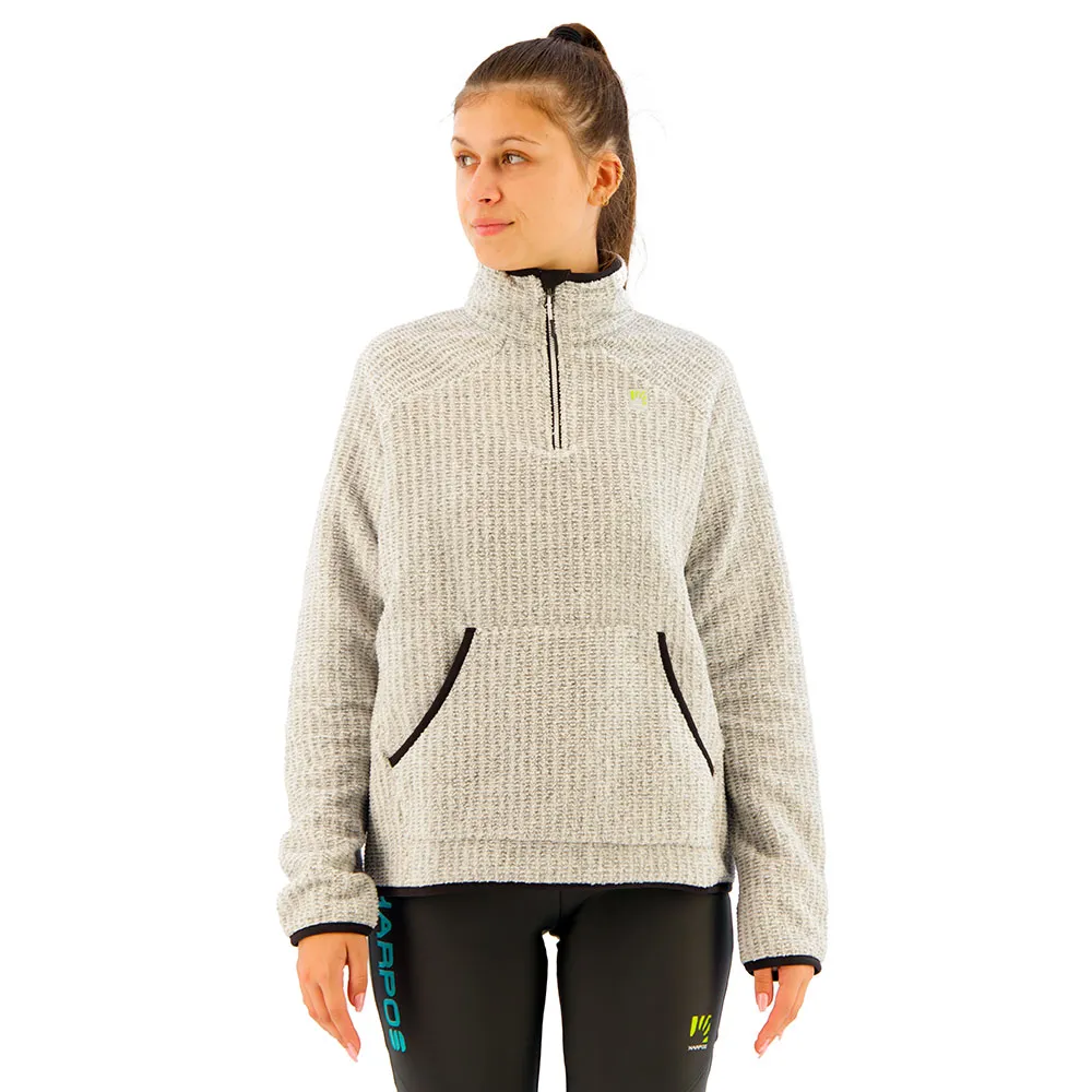 Karpos Rocchetta Fleece Met Halve Rits Wit