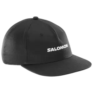 Salomon Logo Flat Pet Zwart