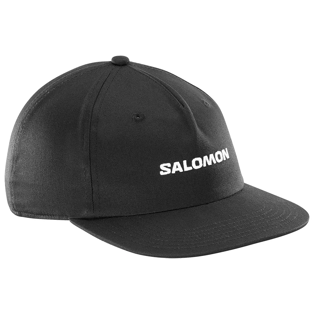 Salomon Logo Flat Pet Zwart