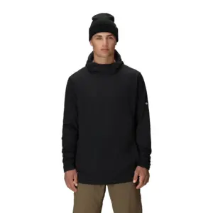 686 Mission Grid Fleece Met Kap Zwart