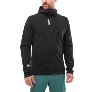 Millet Pierra Ment Fleece Met Volledige Rits Zwart