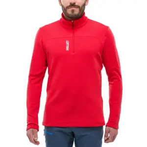 Millet Seneca Fleece Met Halve Rits Rood