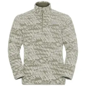 Jack Wolfskin Big Sky Sweatshirt Met Halve Rits Wit