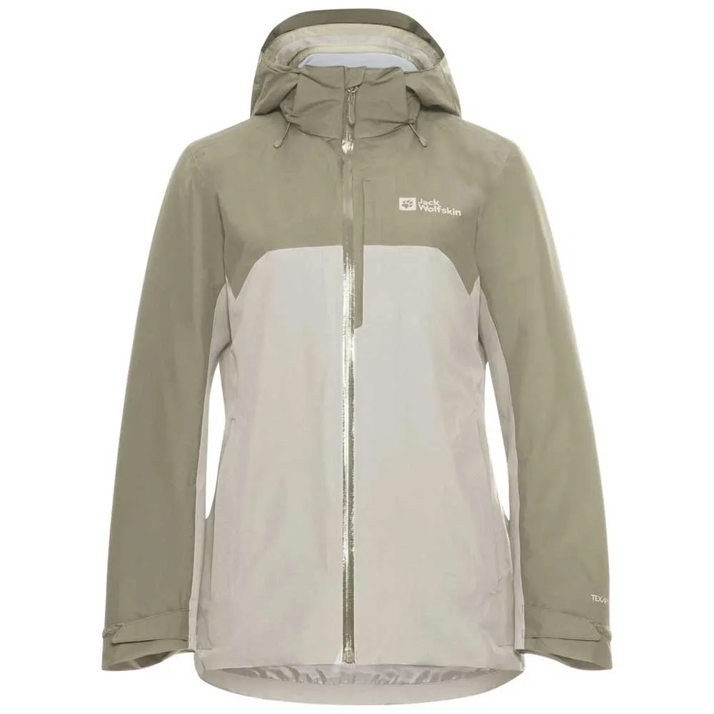 Jack Wolfskin Hunberg 3in1 Jas Pale Sand