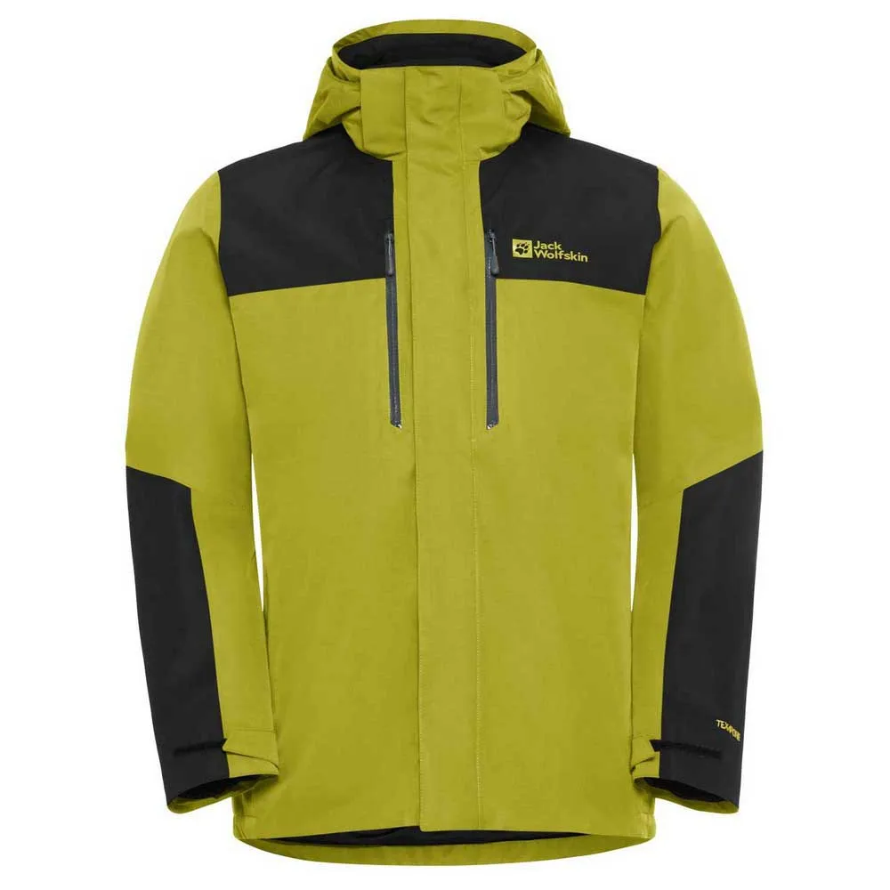 Jack Wolfskin Jasper 3in1 Jas Groen