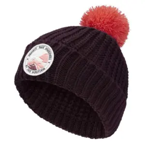Jack Wolfskin Pompom Badge Muts Roze