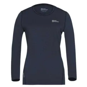 Jack Wolfskin Thermal T-shirt Met Lange Mouwen Midnight Sky