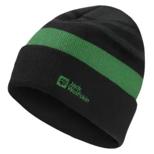 Jack Wolfskin Stripy Knit Muts Groen