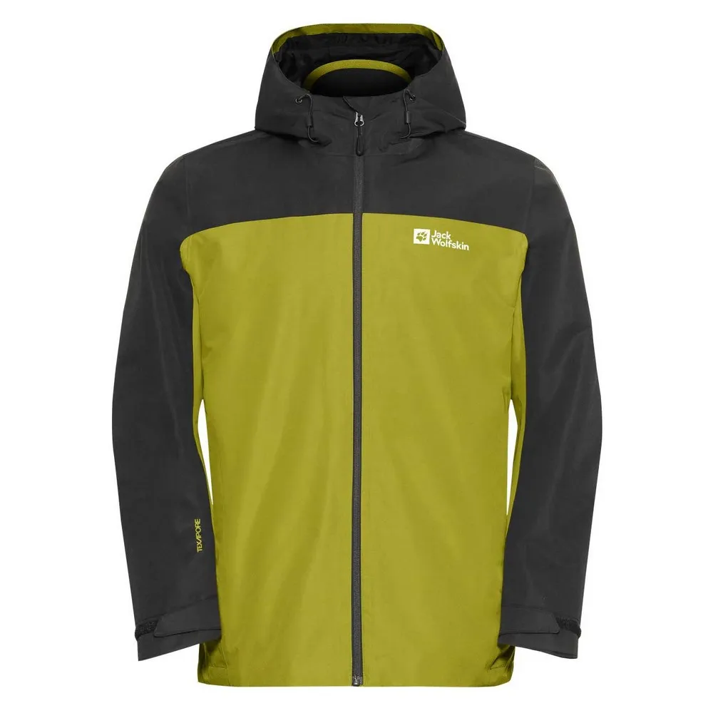 Jack Wolfskin Taubenberg 3in1 Jas Groen