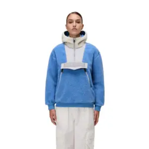 Napapijri Seline Fleece Met Kap Blauw