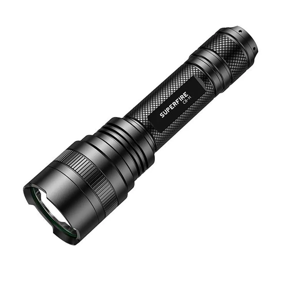 Superfire C8-h 1200lm Usb Zaklamp Zwart
