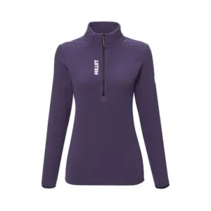 Millet Ubic Lightgrid Fleece Met Halve Rits Paars
