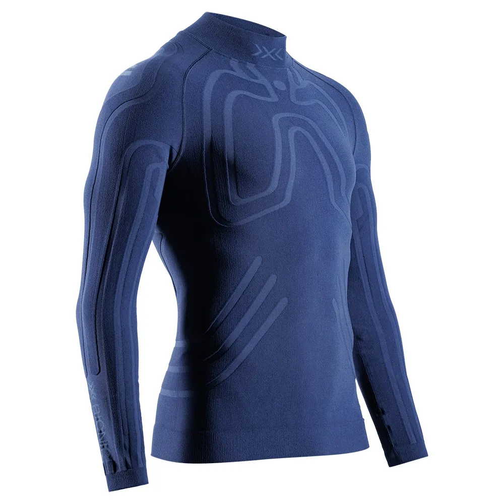 X-bionic Heatloop Lange Mouwen Basislaag Blauw