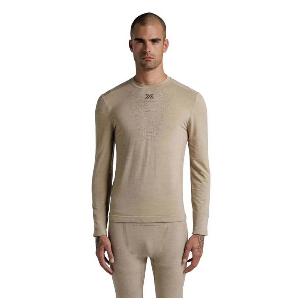 X-bionic Mightywool Lange Mouwen Basislaag Creme