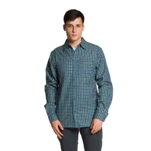 Trangoworld Runkel Overhemd Met Lange Mouwen Blauw