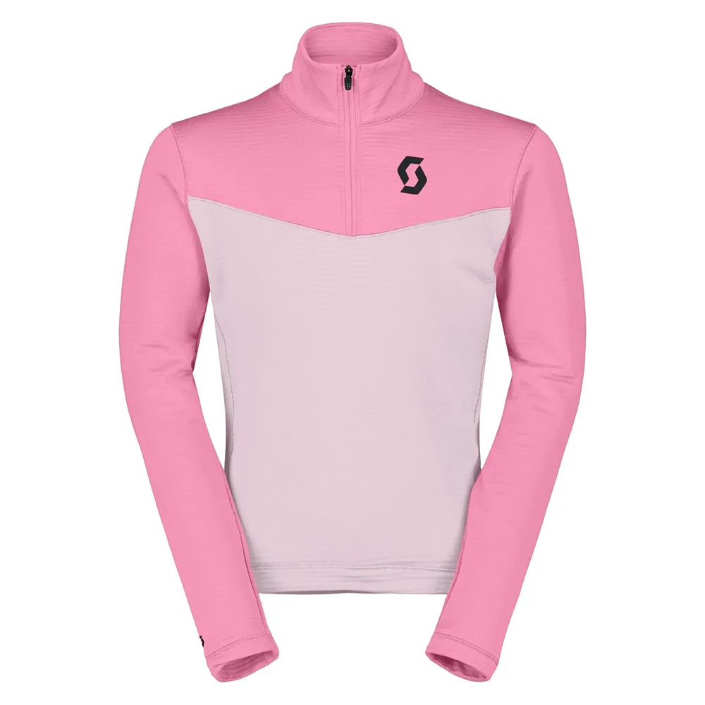 Scott Defined Light Fleece Met Halve Rits Roze