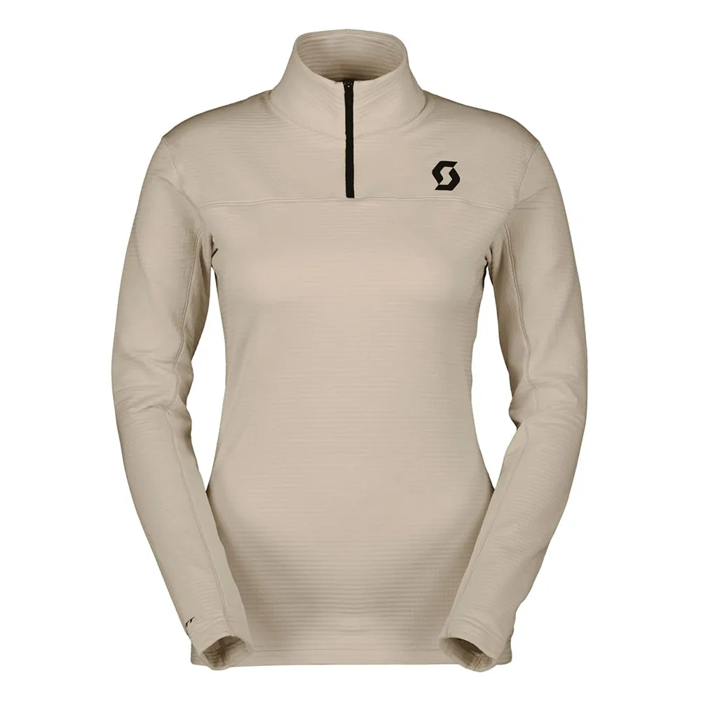 Scott Defined Light Fleece Met Halve Rits Wit