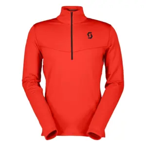 Scott Defined Light Fleece Met Halve Rits Rood