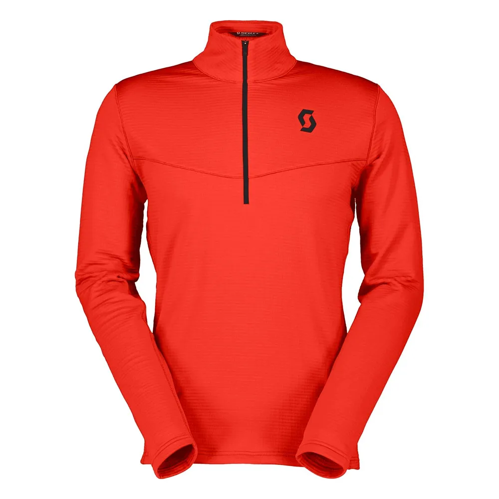 Scott Defined Light Fleece Met Halve Rits Rood
