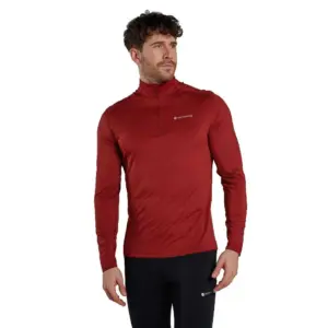 Montane Dart Xt Sweatshirt Met Halve Rits Dark Maple