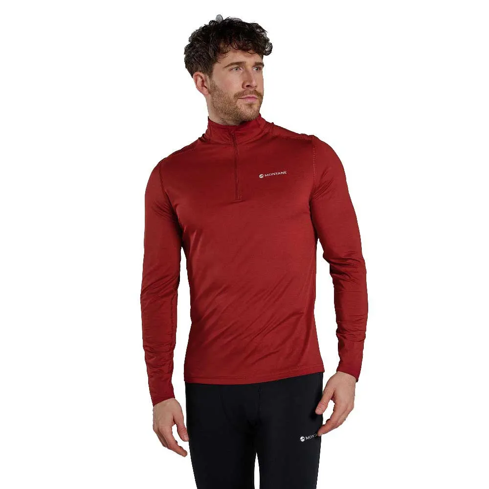 Montane Dart Xt Sweatshirt Met Halve Rits Dark Maple