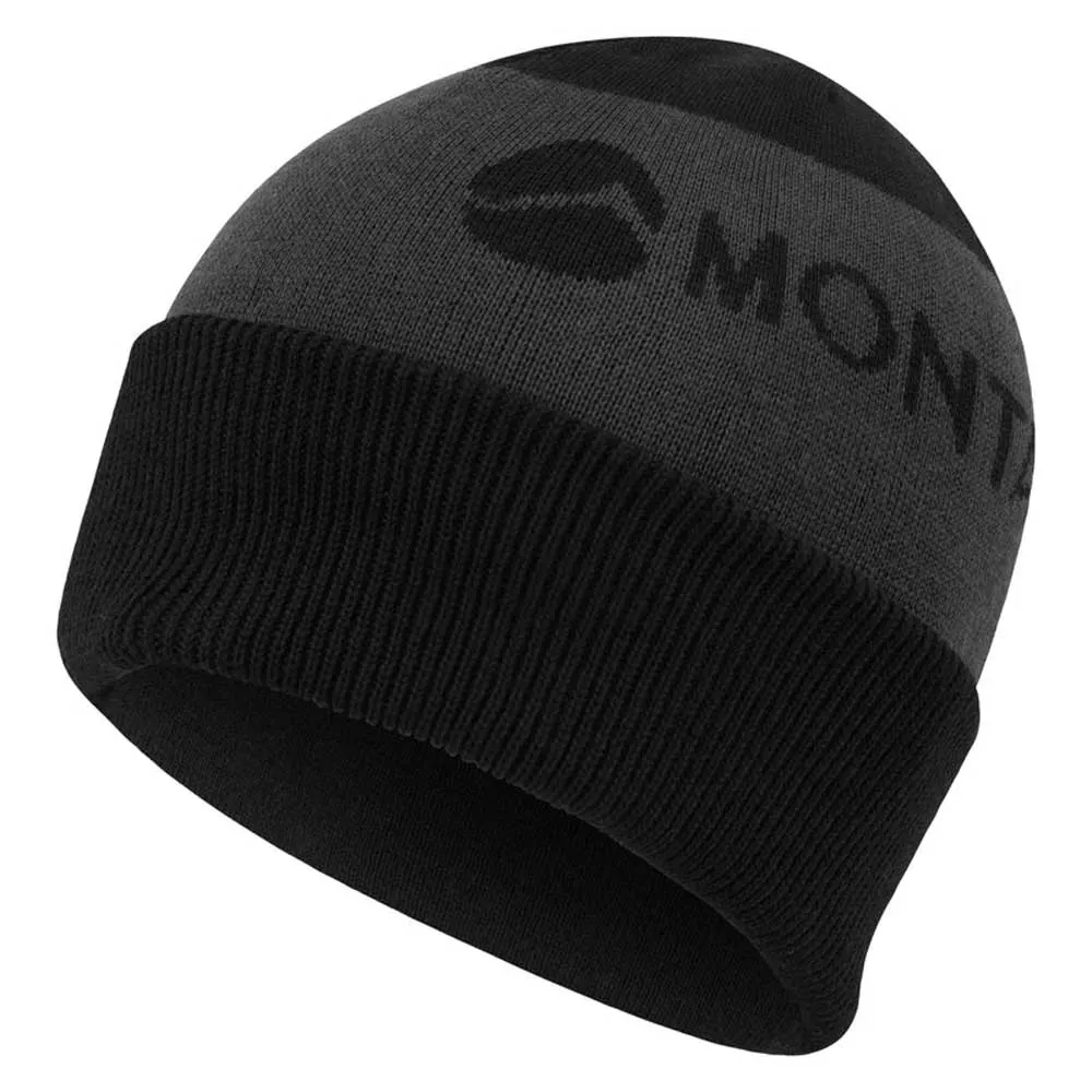 Montane Logo Cuffed Muts Zwart