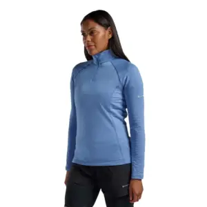 Montane Protium Lite Fleece Met Halve Rits Cornflower