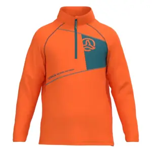 Ternua Barrow 1/2 Zip T-shirt Met Lange Mouwen Autumn Leaf