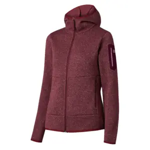 Ternua Innu Low Impact Fleece Met Volledige Rits Ruby Wine