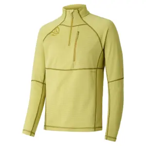 Ternua Momhill Fleece Met Halve Rits Olijf