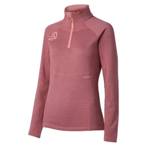 Ternua Momhill Fleece Met Halve Rits Bordeaux