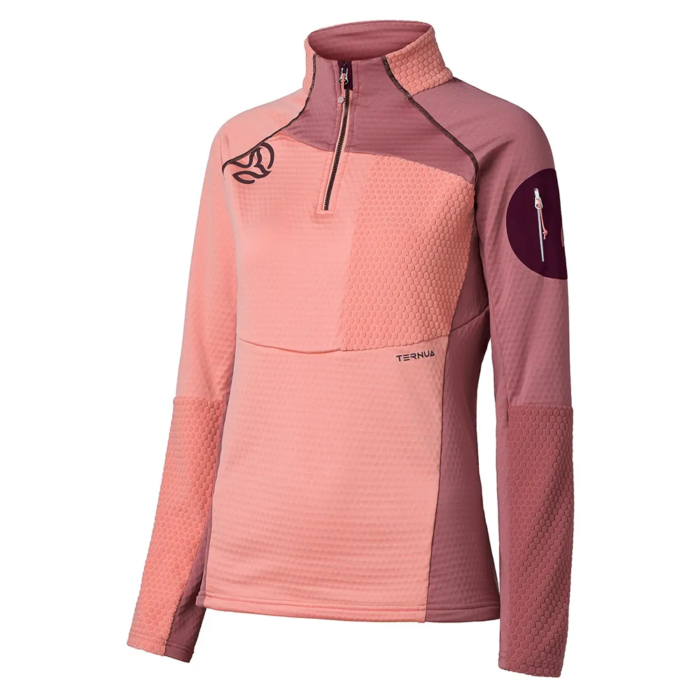 Ternua Ragger Sweatshirt Met Halve Rits Fresh Dubarry