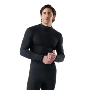 Smartwool Intraknit Thermal Merino Crew Lange Mouwen Basislaag Charcoal / Nightfall