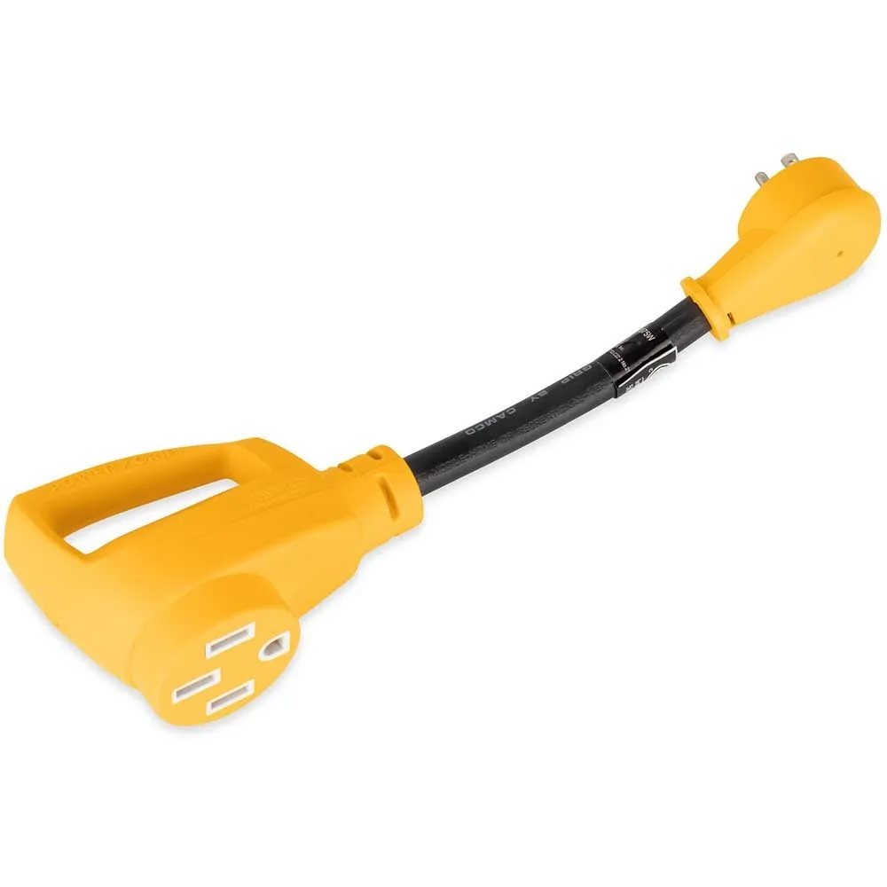 Camco Powergrip Stekkeradapter Geel