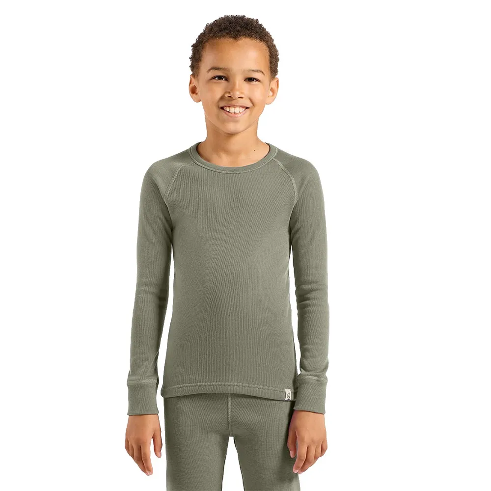 Odlo Active Warm Eco Crew Lange Mouwen Basislaag Shadow