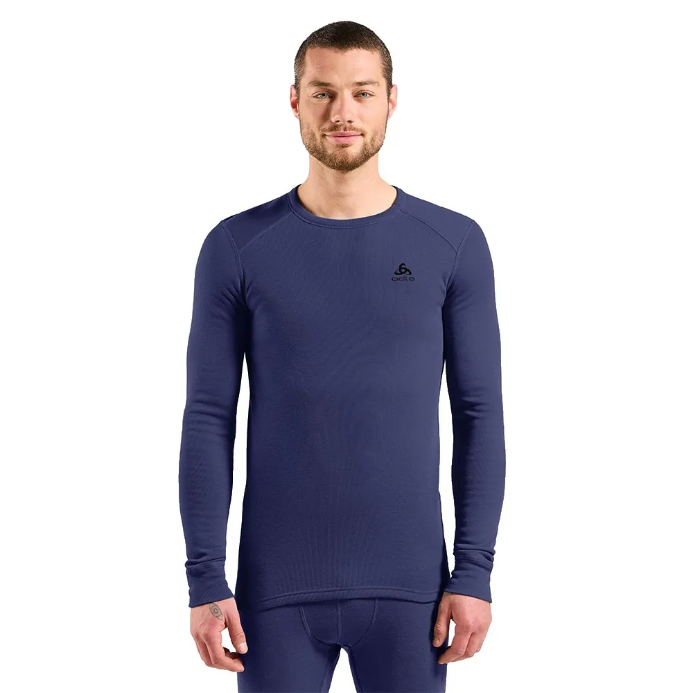 Odlo Active Warm Lange Mouwen Basislaag Blauw