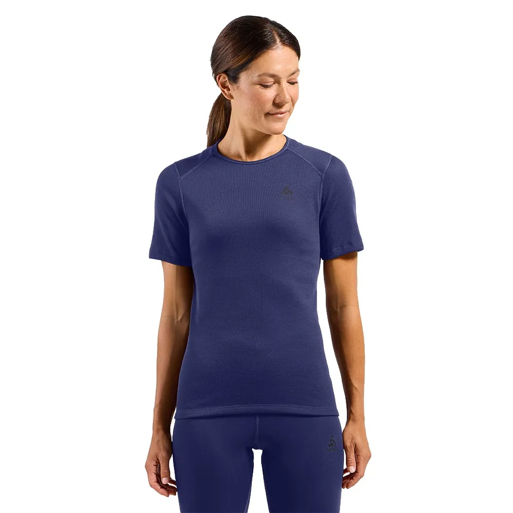 Odlo Active Warm Eco Korte Mouwen Basislaag Blauw