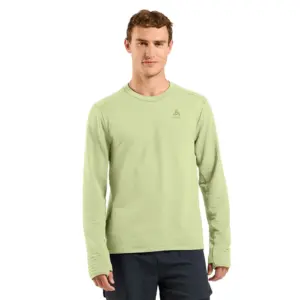Odlo Essential Thermal T-shirt Met Lange Mouwen Shadow Lime